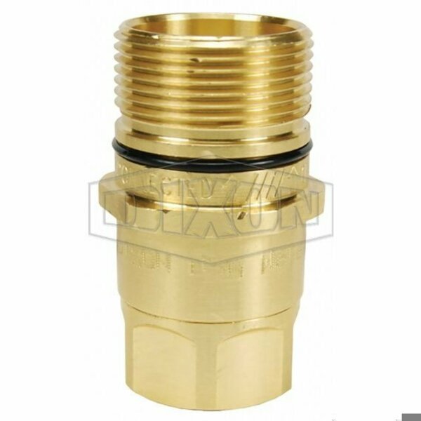 Dixon W Series Wing Style Hydraulic Interchange Coupler, 3/4 in x 3/4-14 Nominal, Quick-Connect x Female N W6F6-B
